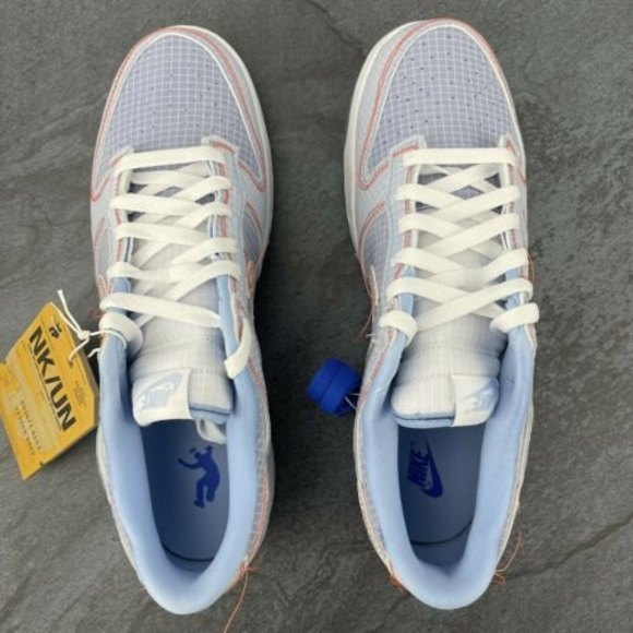 Nike Dunk Low Size 10.5 Mens Union LA Blue Argon Hyper Royal White Womens 12 - Picture 10 of 12